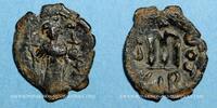BYZANZ Follis Empire byzantin. Constant II (641-668). . Constantinople. 2e officine, 645-646 -