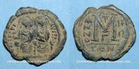BYZANZ Follis Empire byzantin. Justin II (565-578). . Constantinople. 3e officine, 568-569 -