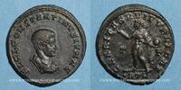 RÖMISCHE KAISERZEIT Follis Constantin II, césar (317-337). réduit. Trèves. 1ère officine, R/: le Soleil -