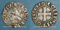 ANDERE FEUDALE MÜNZEN Denier Comté de Provence. Charles I d'Anjou (1246-1285). provençal coronat. Saint-Rémy -
