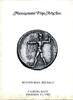NUMISMATIKBÜCHER Numismatic Fine Arts. Vente du -