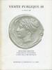 NUMISMATIKBÜCHER Monnaies et Médailles, Bâle, vente aux enchères n° 68, des -