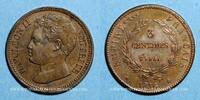 FRANZÖSISCHE MODERNE MÜNZEN 3 centimes Napoléon II (1811-1832). Essai. Bronze -