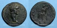 RÖMISCHE KAISERZEIT Sesterce Domitien (81-96). . Rome, 95-96. R/: Jupiter -