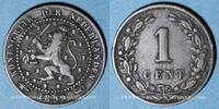 EUROPA 1 cent Pays Bas. Wilhelmine (1890-1948). 1899, 1er type -