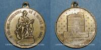MEDAILLEN Orléans. François Adrien Boieldieu, compositeur. Médaille laiton argenté -