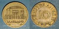 EUROPA 10 franken Sarre. Département français (1945-1957). -