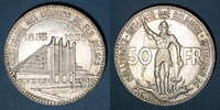 EUROPA Belgique. Léopold III (1934-1950). 50 francs 1935. Centenaire des Chemins de Fer