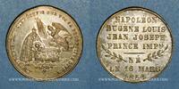 MEDAILLEN rial Naissance du Prince impé . Médaille en laiton. 23,52 mm -