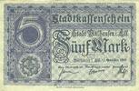 FRANZÖSISCHE NOTSCHEINE 5 mark Mulhouse (68). Ville. Billet Non annulé -