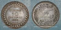 ALTE FRANZÖSISCHE KOLONIEN 10 centimes Tunisie. Mohammed IV El-Hadi (Hédi Bey) (1320-1324H = 1902-1906). 1903A -