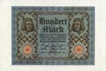 DEUTSCHLAND 100 mark Allemagne. Billet. A, série B -