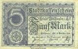 FRANZÖSISCHE NOTSCHEINE 5 mark Mulhouse (68). Ville. Billet Non annulé -