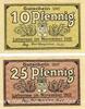 DEUTSCHLAND - NOTGELDSCHEINE (1914-1923) K -Z 10 pf Lieberose, Stadt, billets 25 pf nov -