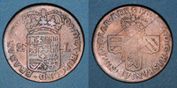 EUROPA Belgique. Namur. Philippe V (1700-1711). Double liard 1709