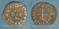 ANDERE FEUDALE MÜNZEN Obole Comté de la Marche. Hugues XI . -