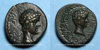 GRIECHISCHE MÜNZEN Semis Thrace. Rhoemetalces I, avec Auguste (11 AC - 12 AD). -