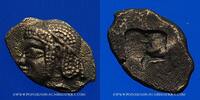 KELTISCHE MÜNZEN Obole Marseille. phocaïque à la tête d'Apollon, 470-450 AC -