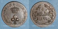 EUROPA 1 soldo Italie. Duché de Lucques. Charles Louis de Bourbon (1824-1847). -