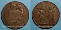 MEDAILLEN bronze Louis XVIII . Hommage aux Bourbons. Médaille -