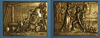 MEDAILLEN bronze Union des sociétés de gymnastiques de France. 15-16 mai 1910. Plaquette en -