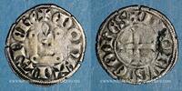 ANDERE FEUDALE MÜNZEN Denier Comté de la Marche. Charles de France . tournois -