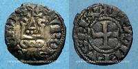 FRANZÖSISCHE KÖNIGLICHE MÜNZEN Obole Philippe IV le Bel . tournois à l'O rond -