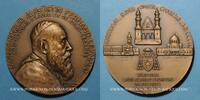 MEDAILLEN bronze Algérie. Mgr. A. F. Leynaud, archevêque d'Alger. Médaille . 59 mm. Gravée par R.B. Baron -