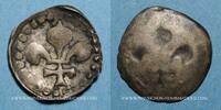 ELSAß Pfennig Alsace. Strasbourg. Municipalité. au lis sur croix de Malte (16e - 17e siècle) -