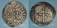 FRANZÖSISCHE KÖNIGLICHE MÜNZEN Double tournois Philippe VI . 1er type, 3e émission -