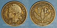 ALTE FRANZÖSISCHE KOLONIEN 1 franc Cameroun. Territoires sous mandat français (1919-1945). -