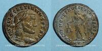 RÖMISCHE KAISERZEIT Follis Dioclétien (284-305). . Ticinum, 1ère officine, 300-303. R/: la Monnaie -