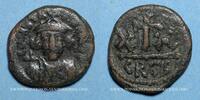 BYZANZ follis Empire byzantin. Constant II (641-668). 1/2 . Carthage, 643-647 -