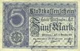 FRANZÖSISCHE NOTSCHEINE 5 mark Mulhouse (68). Ville. Billet Non annulé -