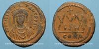 BYZANZ follis Empire byzantin. Tibère II Constantin (578-582). 3/4 (= 30 noummia). Constantinople, 579-582 -