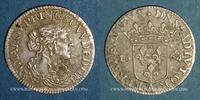 ANDERE FEUDALE MÜNZEN Principauté de Dombes. Anne-Marie-Louise d'Orléans (1650-1693). 1/12 écu (luigino) -