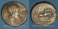 RÖMISCHE REPUBLIK Denier République romaine. Q. Fabius Labeo (vers 124 AC). -