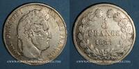 FRANZÖSISCHE MODERNE MÜNZEN 5 francs Louis Philippe (1830-1848). Strasbourg -