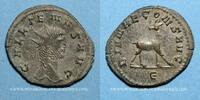 RÖMISCHE KAISERZEIT Antoninien Gallien (253-268). . Rome, 5e officine, 267-268. R/: biche -