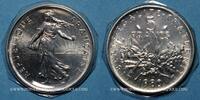 FRANZÖSISCHE MODERNE MÜNZEN 5 francs 5e république (1959- ). Semeuse -