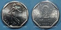 FRANZÖSISCHE MODERNE MÜNZEN 2 francs 5e république (1959- ). Semeuse -