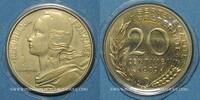 FRANZÖSISCHE MODERNE MÜNZEN 20 centimes 5e république (1959- ). Marianne -