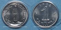 FRANZÖSISCHE MODERNE MÜNZEN 1 centime 5e république (1959- /). épi -