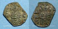 BYZANZ Follis Empire byzantin. Constantin V (741-775) et son fils Léon IV. . Syracuse, 751-775 -