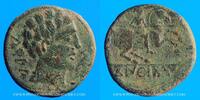 KELTISCHE MÜNZEN As Celtibérie. Conterbia Carbica. As, 2e siècle AC -