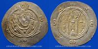 GRIECHISCHE MÜNZEN Drachme Tabaristan. Gouverneurs Abbassides. Monnayage anonyme à la légende Abzüd. PYE 133 -