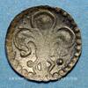 ELSAß Pfennig Strasbourg. Municipalité. au lis florencé, bande pleine (17e siècle) -