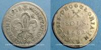 FRANZÖSISCHE KÖNIGLICHE MÜNZEN Louis XIV (1643-1715). Monnayage particulier de Strasbourg. X sols de Strasbourg -