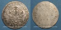 FRANZÖSISCHE KÖNIGLICHE MÜNZEN Louis XIV (1643-1715). Monnayage particulier de Strasbourg. XXX sols de Strasbourg -