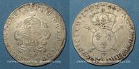 FRANZÖSISCHE KÖNIGLICHE MÜNZEN 34 sols Louis XIV (1643-1715). Monnayage de Strasbourg. 6 deniers aux insignes Réformation -